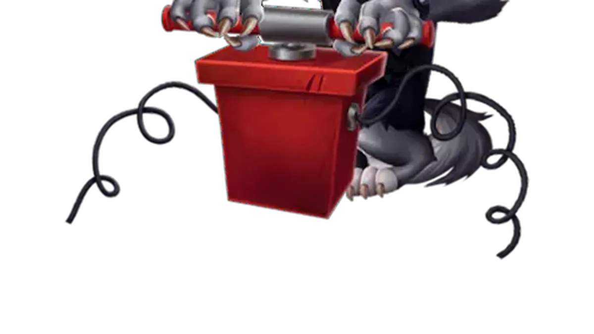 Captura de tela do jogo Huff N’ Puff CollectR, mostrando os porquinhos coletando gemas em uma grade colorida com casas e o Lobo Mau ao fundo.