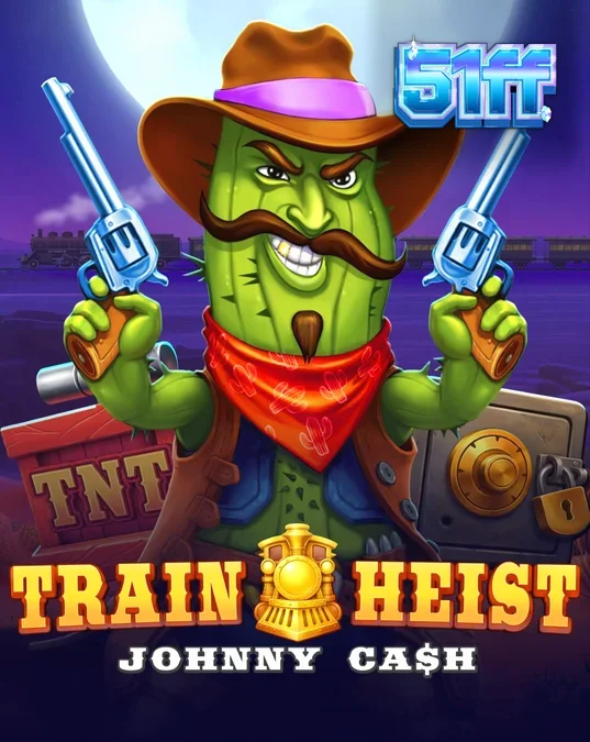 Interface do jogo Train Heist Johnny Cash com tema de Velho Oeste